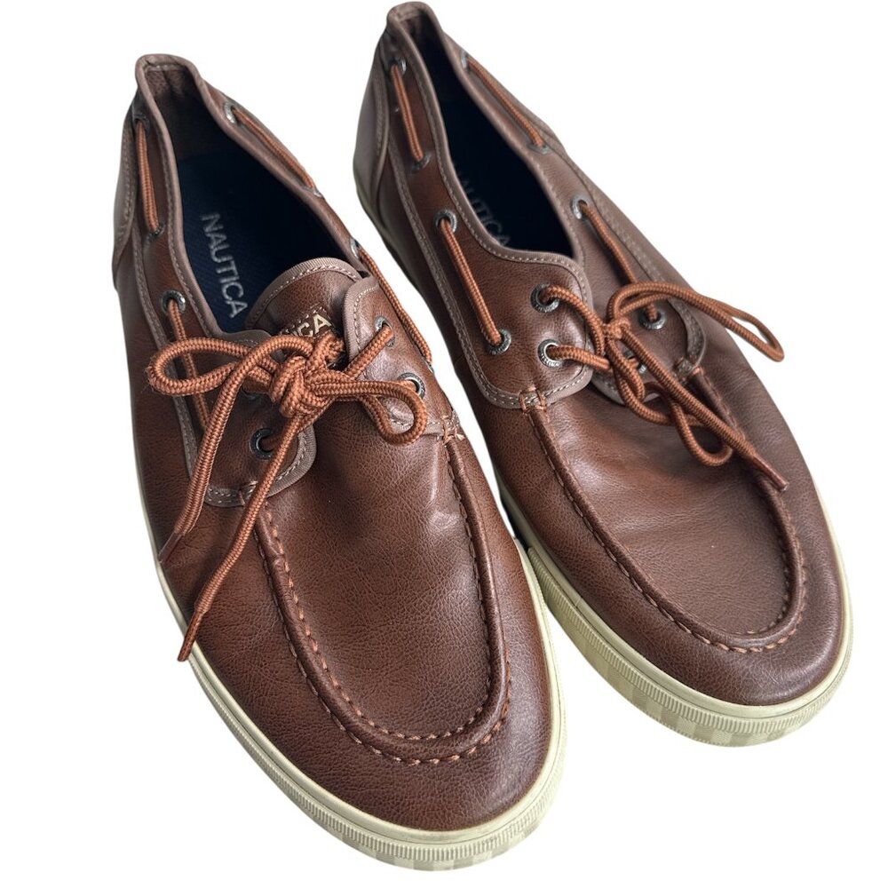 Nautica Spinnaker Boat shoes size US10.5 In Brown